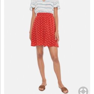NEW • Tucker NYC • Above the Knee Skirt Persimmon